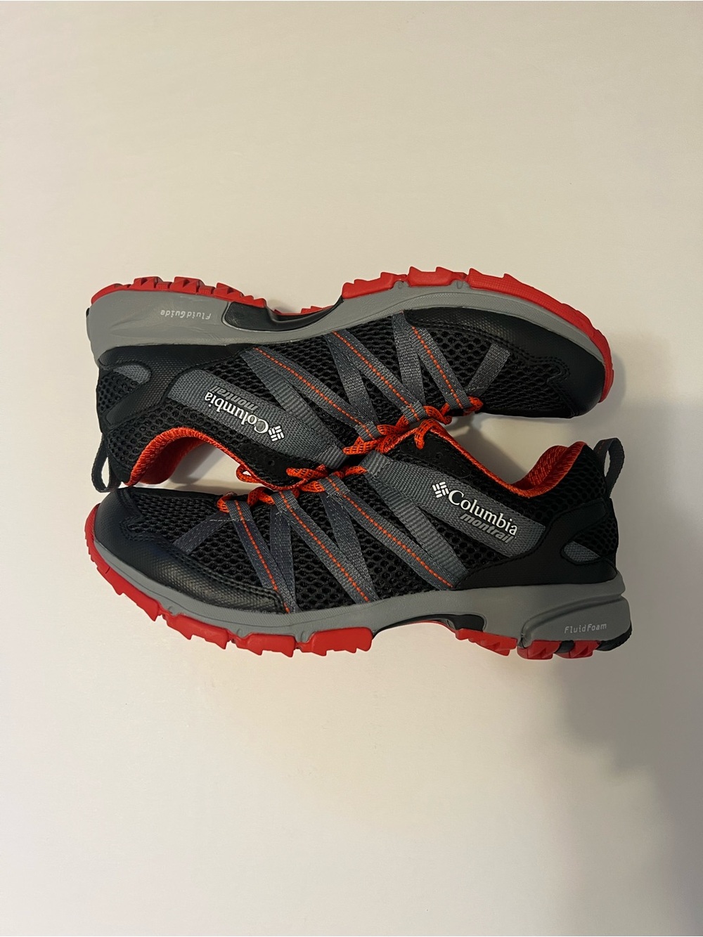 Columbia Men’s Black and Orange Trail Sneakers - Picture 5 of 9
